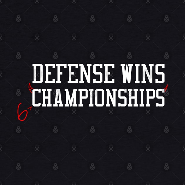 Defense Wins Championships (Chicago Bulls) by 90s Bulls Shirts